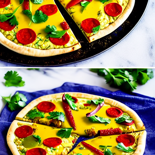 Moroccan Spiced Cauliflower Pizza