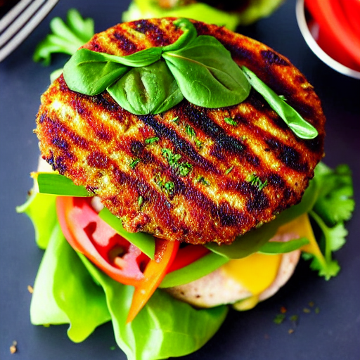 Zaatar Chicken Burger