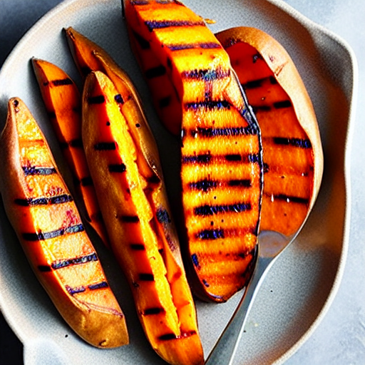 Grilled Sweet Potatoes
