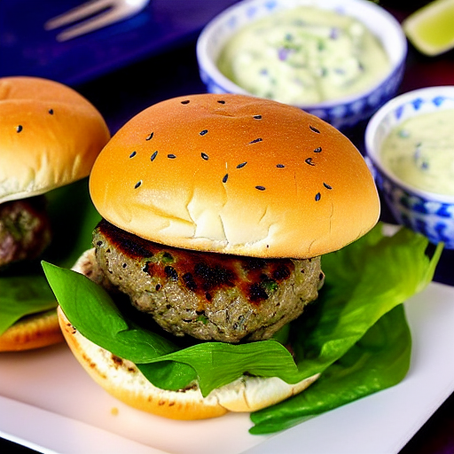 Greek Tzatziki Burger