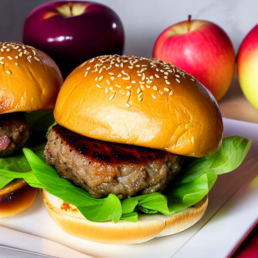 Burger de Porc aux Pommes