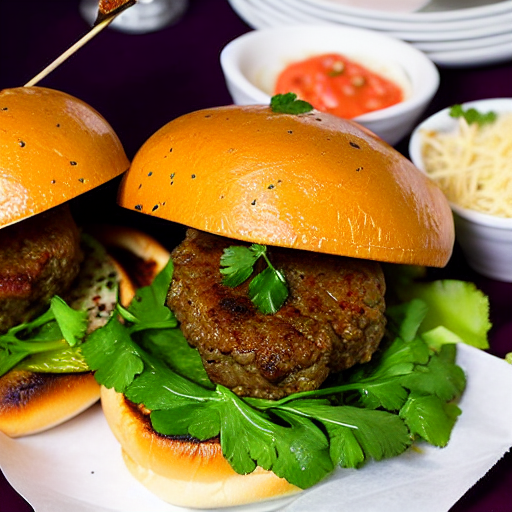 Lamb Tagine Burger