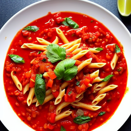Pasta con Salsa de Tomate
