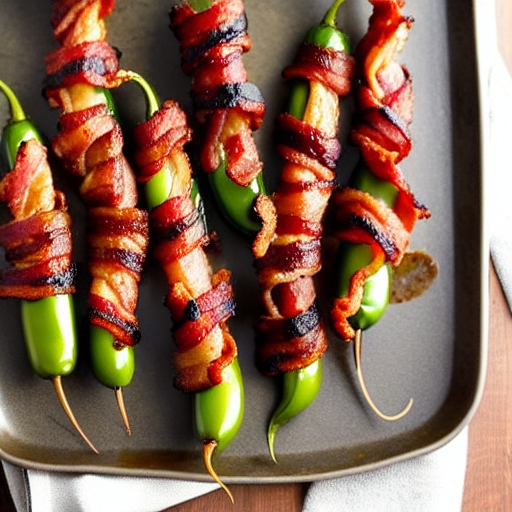BBQ Bacon-Wrapped Jalapeños