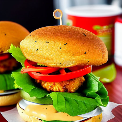 Tom Yum Fish Burger