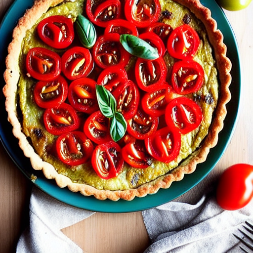 Olive and Tomato Tart