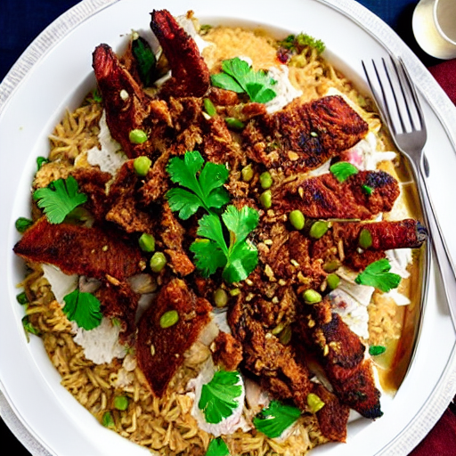 Fatteh with Lamb