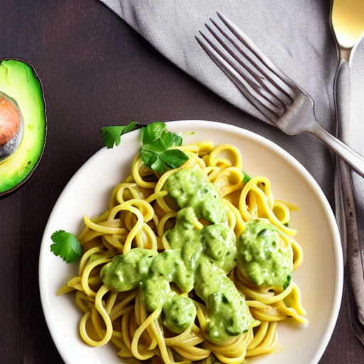 Pasta with Creamy Avocado Sauce