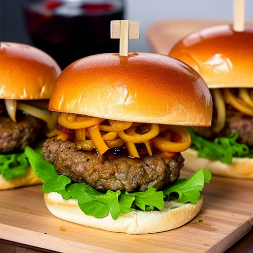 Hamburguesa de Cebolla Caramelizada