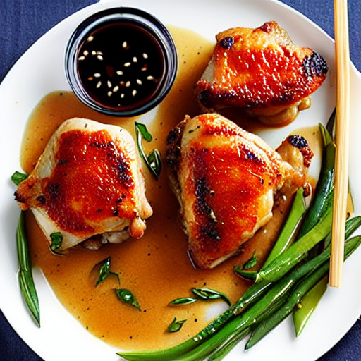Baked Chicken Thighs with Soy