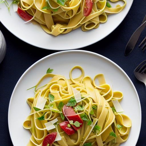 Kohlrabi Tagliatelle