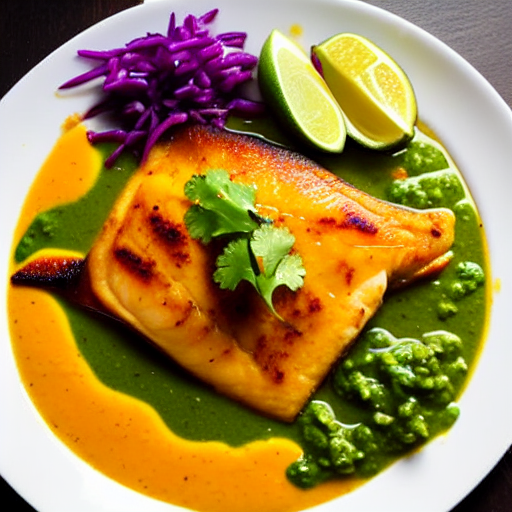 Pescado en Salsa de Mango
