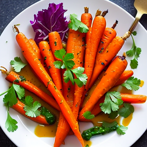 Baked Carrot Salad
