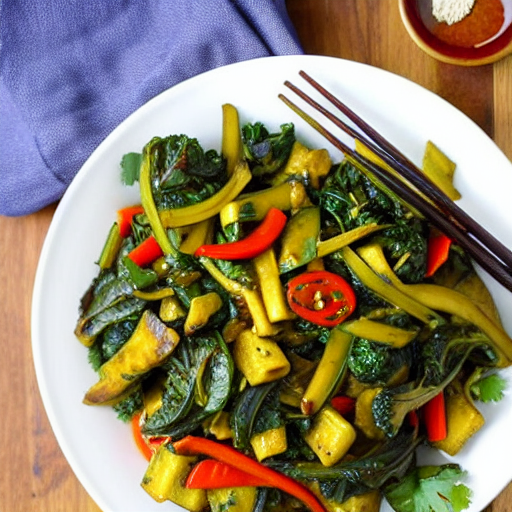 Dandelion Greens Stir-Fry