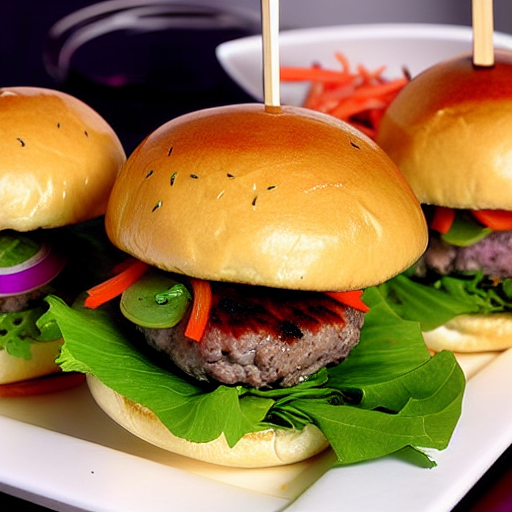 Tea Smoked Duck Burger