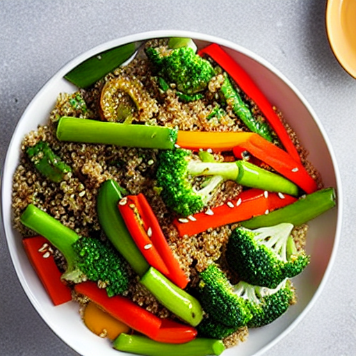 Vegetable and Quinoa Stir-Fry