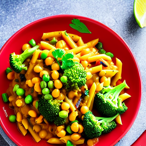 Macarrão com Legumes