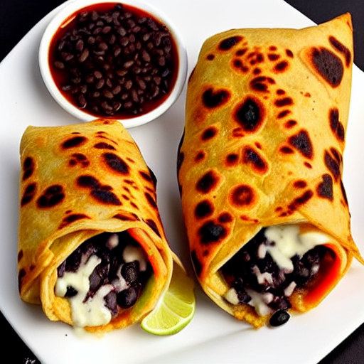 Chimichangas de Frijol