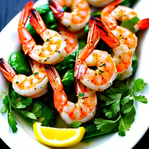 Lemon Herb Grilled Shrimp