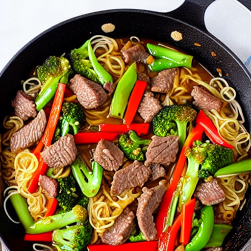 Beef and Vegetable Noodle Bake Stir-Fry