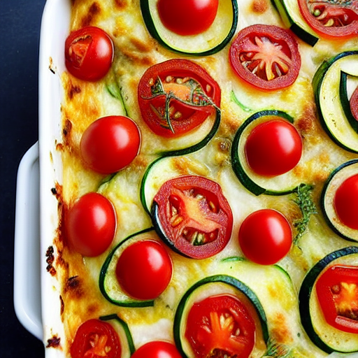 Zucchini and Tomato Gratin