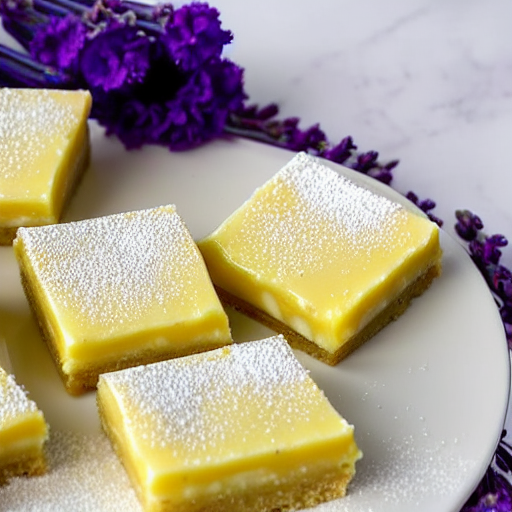 Lemon Lavender Bars