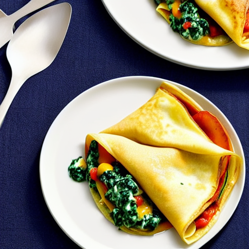 Crespelle con Spinaci