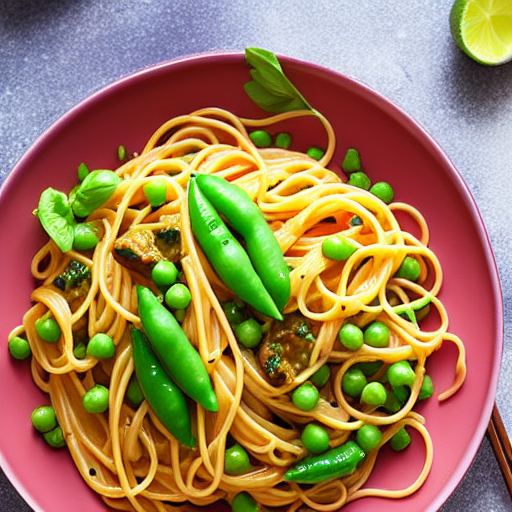 Pasta con Guisantes