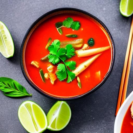 Keto Tom Yum Soup