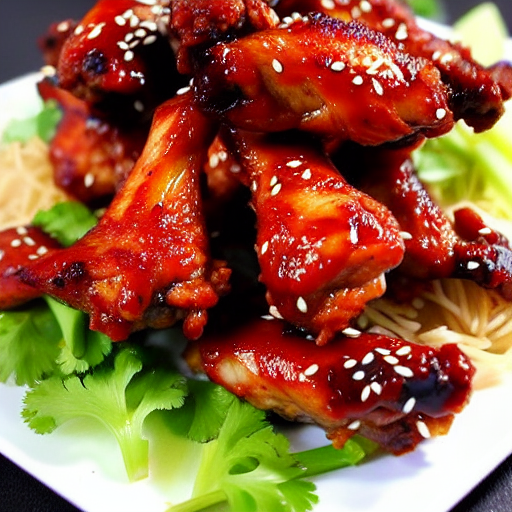 Korean BBQ Chicken Wings