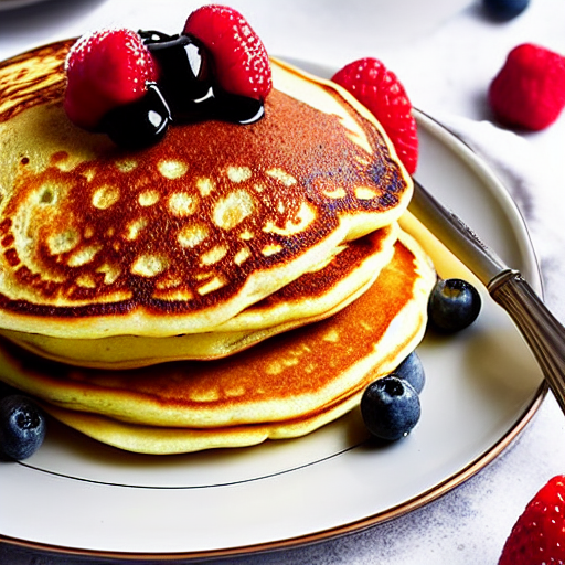Pancakes with Maple Syrup