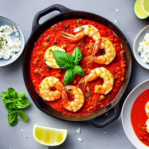 Gluten-Free Prawn Saganaki