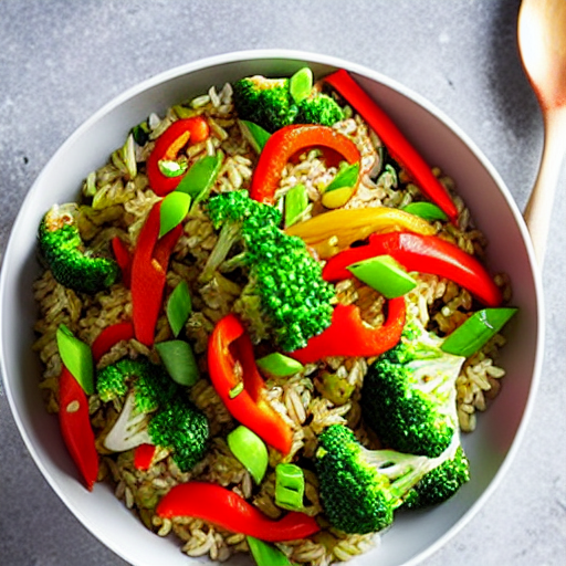 Riced Vegetable Stir-Fry