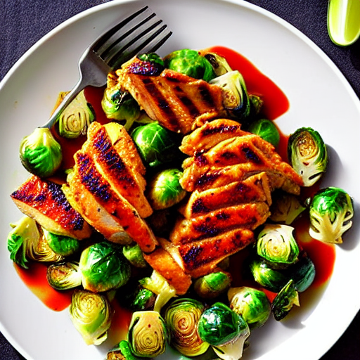 Spicy Chicken and Brussels Sprouts