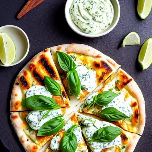 Tzatziki Chicken Pizza