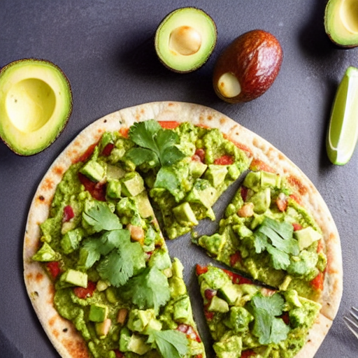 Avocado Salsa Pizza