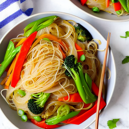 Rice Vermicelli Stir-Fry