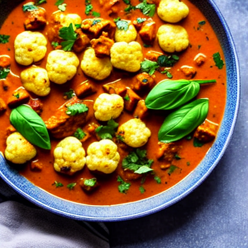 Cauliflower Gnocchi Curry