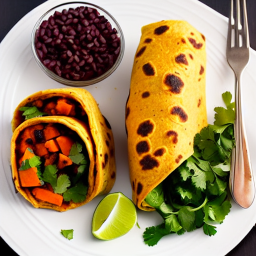 Sweet Potato Burrito