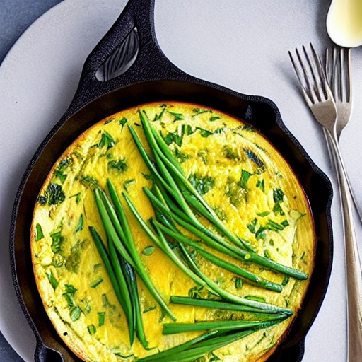 Garlic Chive Omelette