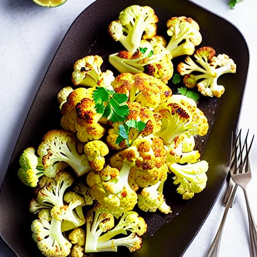 Lemon Roasted Cauliflower