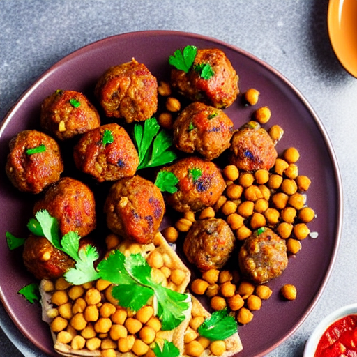 Köfte with Chickpeas