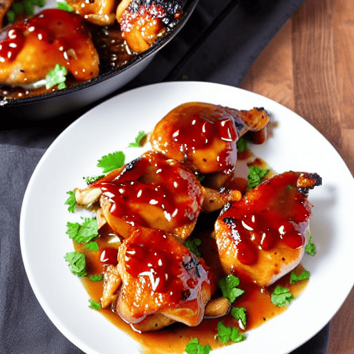 Honey Glazed Chicken Thighs