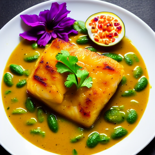 Peixe ao Molho de Maracujá