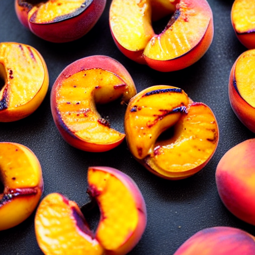 Cinnamon Honey Grilled Peaches