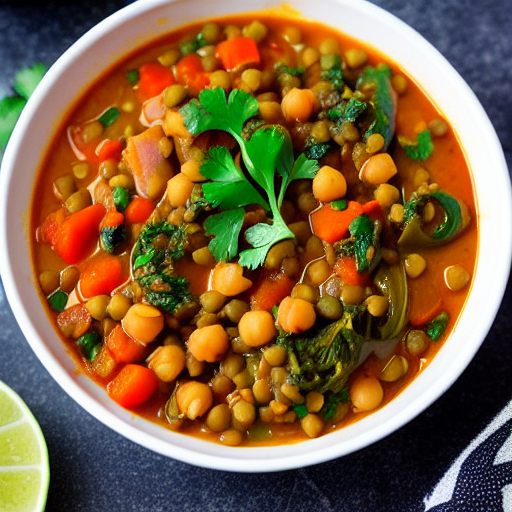 Spicy Lentil and Chickpea Stew with Lentils and Spinach and Chickpeas and Lentils and Spinach and Lentils and Spinach and Lentils and Spinach and Lentils and Spinach
