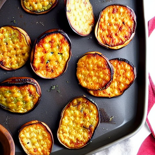 Baked Eggplant Chips