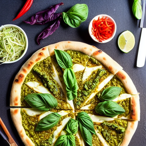 Basil Pesto Pizza