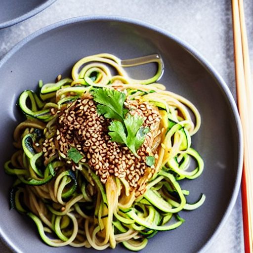 Zucchini Noodles Soba