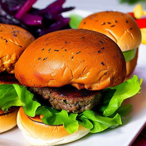 Jamaican Jerk Burger